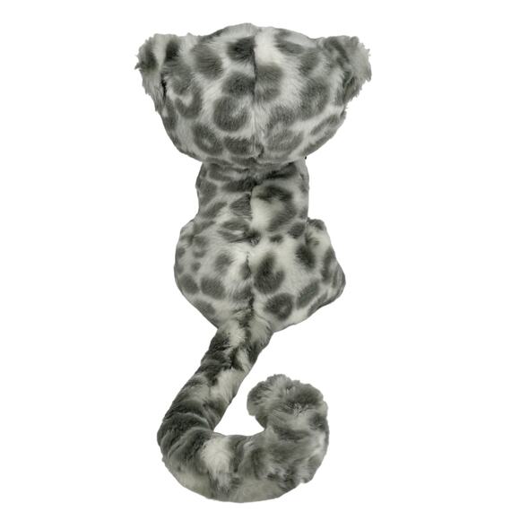 Gymboree Snow Leopard Kitty Cat Gray White Plush Toy Stuffed 8" Rare - Picture 7 of 12